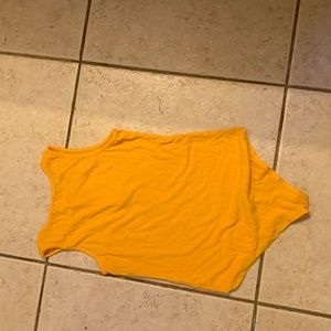 Yellow bodysuit